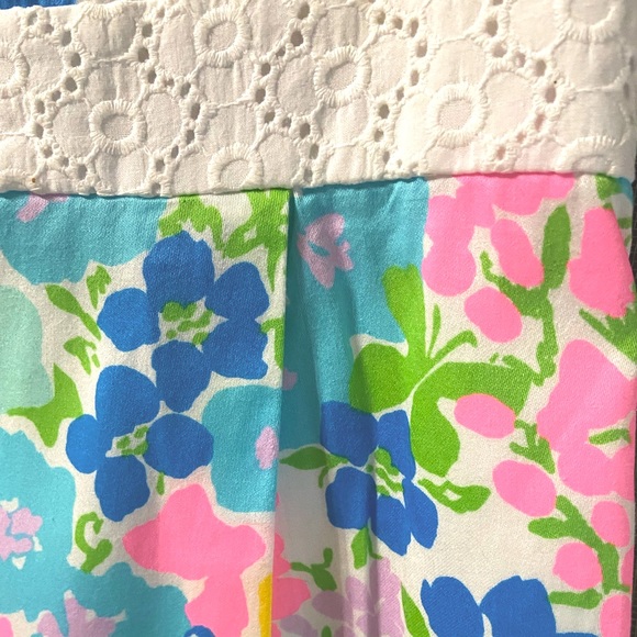 LILLY PULITZER Spring Fling Mini Henley Dress Sz 14 - Picture 5 of 7